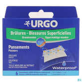 Urgo Brulures Superficielles Wtp Pansement 5x7cm 6